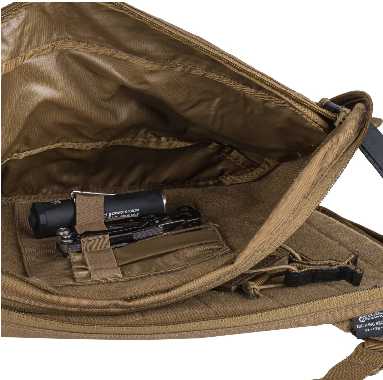 HELIKON TEX ZAINO TATTICO MONO SPALLA EDC SLING BACKPACK CORDURA - COYOTE BROWN CB