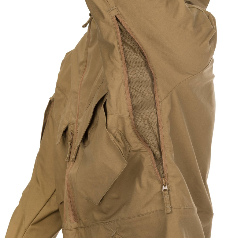 HELIKON GIACCA SOFTSHELL LEGGERA PILGRIM ANORAK JACKET - COYOTE BROWN CB