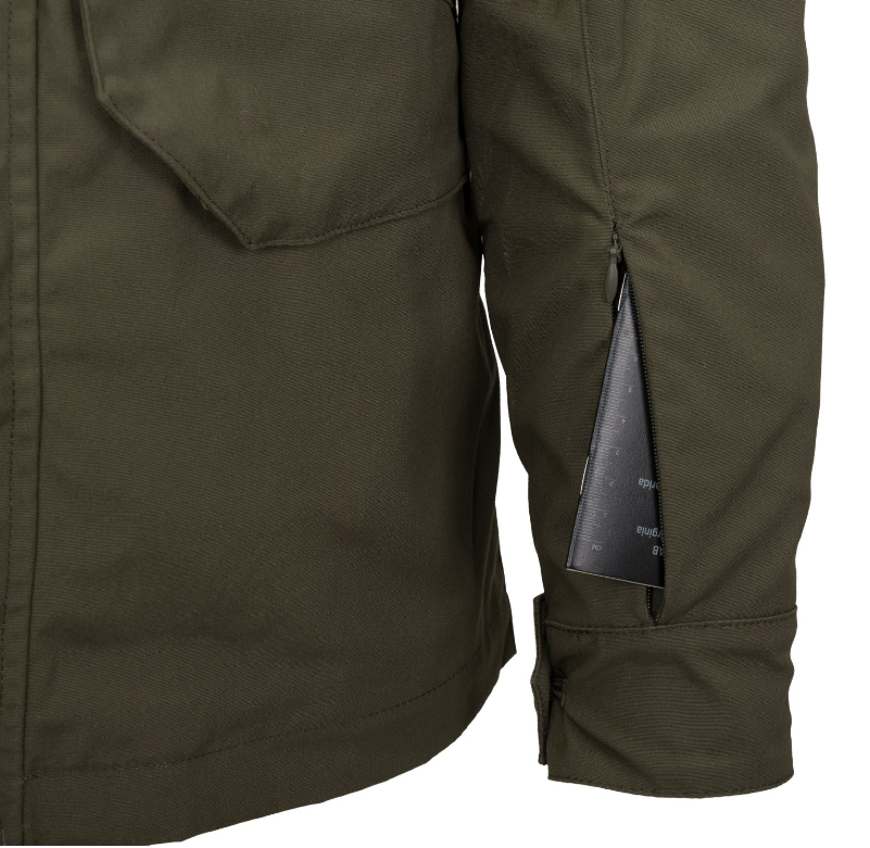 HELIKON GIACCA ANTI VENTO TIPO MILITARE USA M65 COVERT M-65 JACKET - VERDE TAIGA GREEN