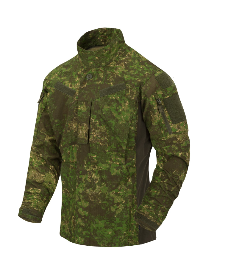 HELIKON CAMICIA MILITARE MODERNA MBDU SHIRT NYCO RIPSTOP - PENCOTT WILDWOOD