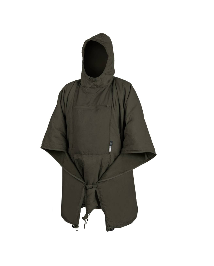 HELIKON GIACCA IMPERMIABILE / SACCO A PELO EMERGENZA SWAGMAN ROLL PONCHO - VERDE TAIGA GREEN