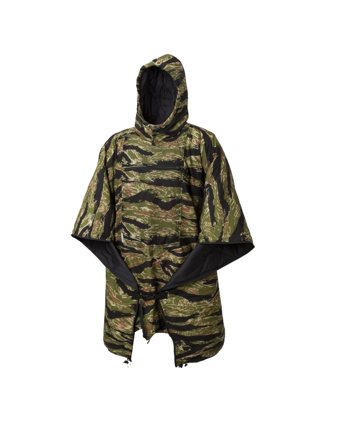 HELIKON GIACCA IMPERMIABILE / SACCO A PELO EMERGENZA SWAGMAN ROLL PONCHO - TIGER STRIPE VIETNAM / BLACK