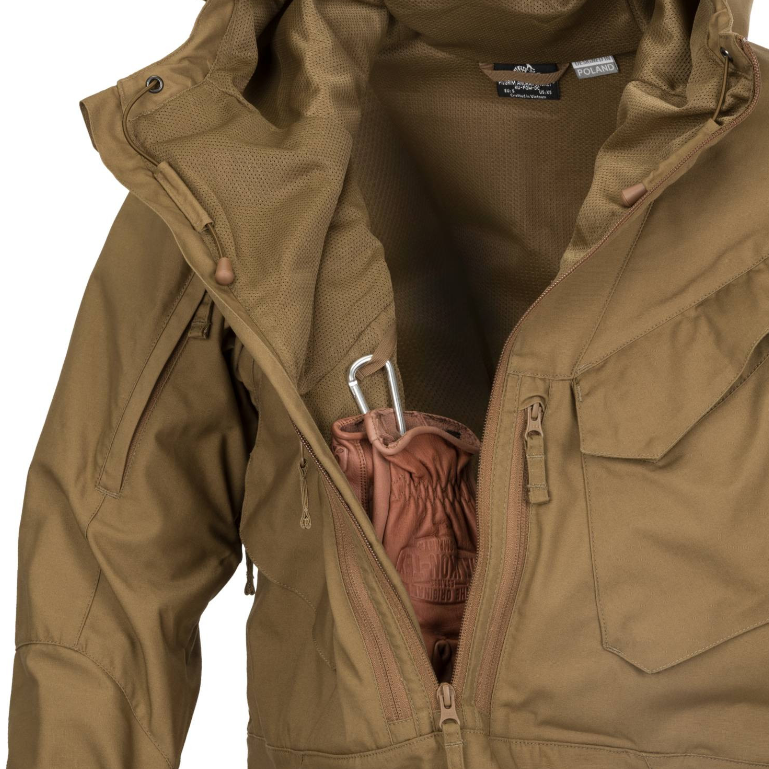 HELIKON GIACCA SOFTSHELL LEGGERA PILGRIM ANORAK JACKET - COYOTE BROWN CB