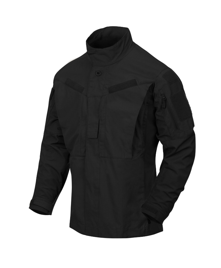 HELIKON CAMICIA MILITARE MODERNA MBDU SHIRT NYCO RIPSTOP - NERA BLACK
