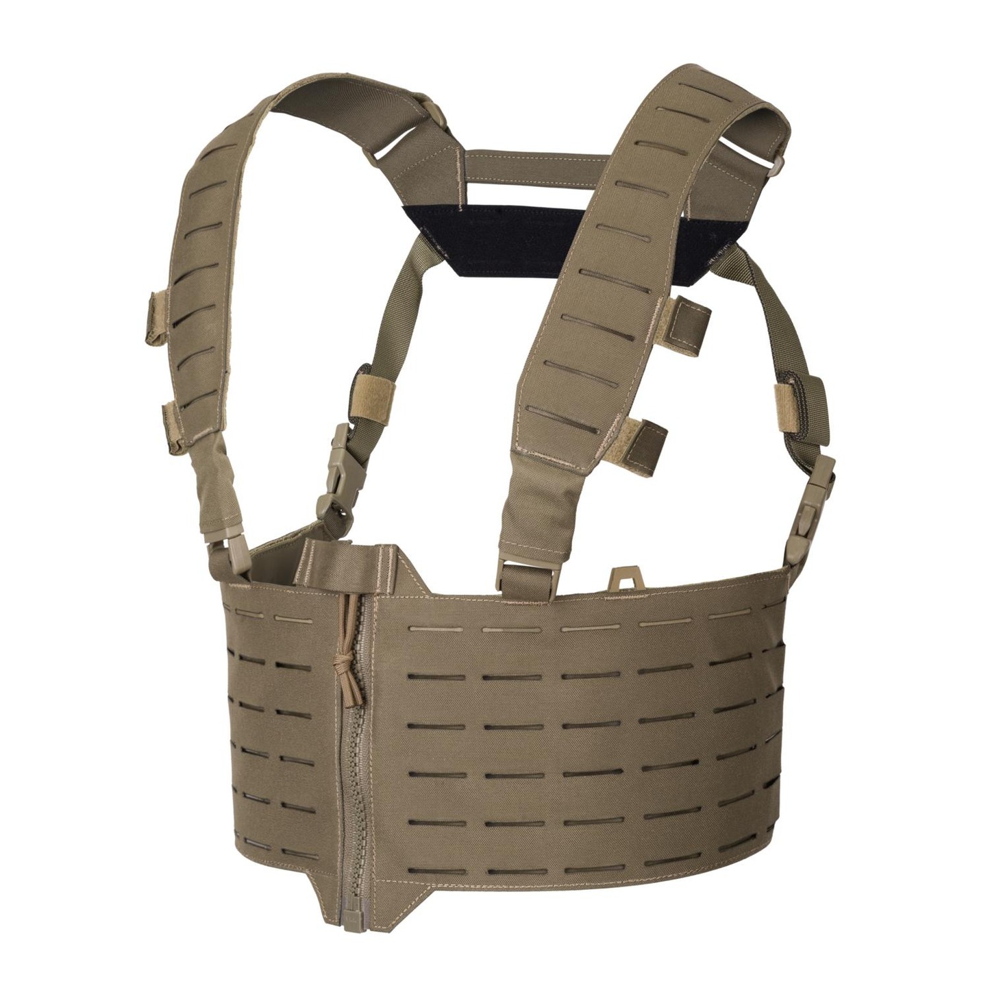 DIRECT ACTION BASE TATTICO VEST SF WARWICK ZIP FRONT CHEST RIG - VERDE ADAPTIVE GREEN