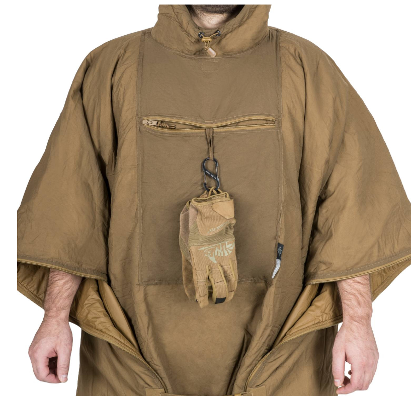 HELIKON GIACCA IMPERMIABILE / SACCO A PELO EMERGENZA SWAGMAN ROLL PONCHO - NERA BLACK