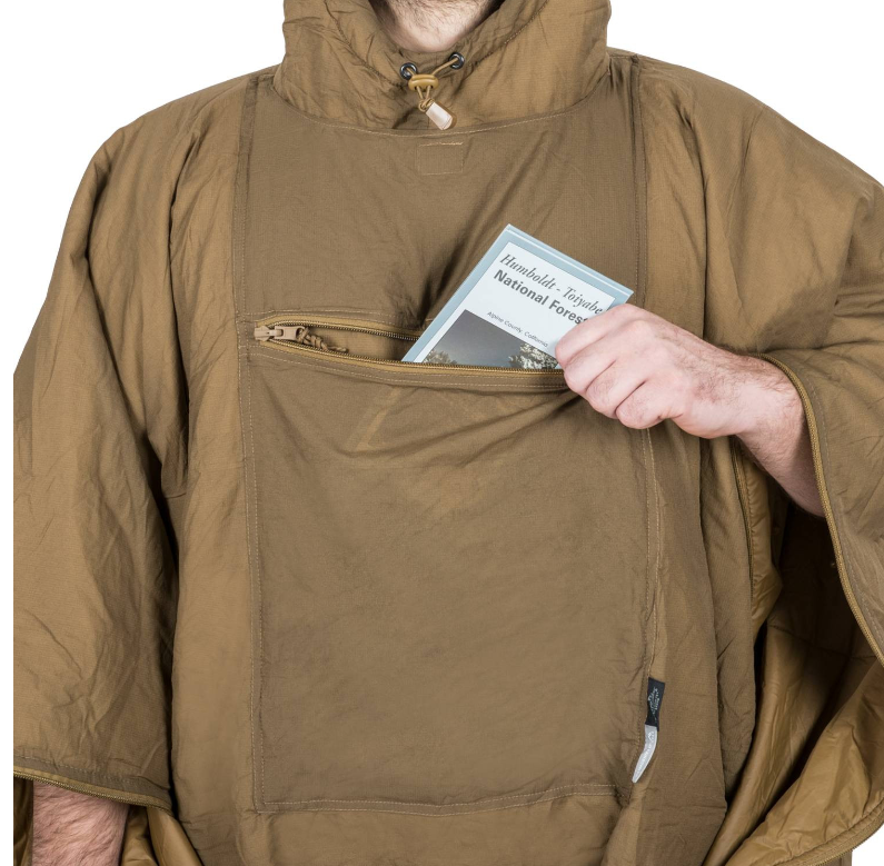 HELIKON GIACCA IMPERMIABILE / SACCO A PELO EMERGENZA SWAGMAN ROLL PONCHO - NERA BLACK
