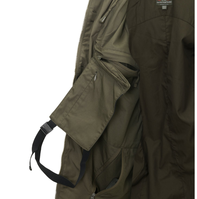 HELIKON GIACCA ANTI VENTO TIPO MILITARE USA M65 COVERT M-65 JACKET - VERDE TAIGA GREEN
