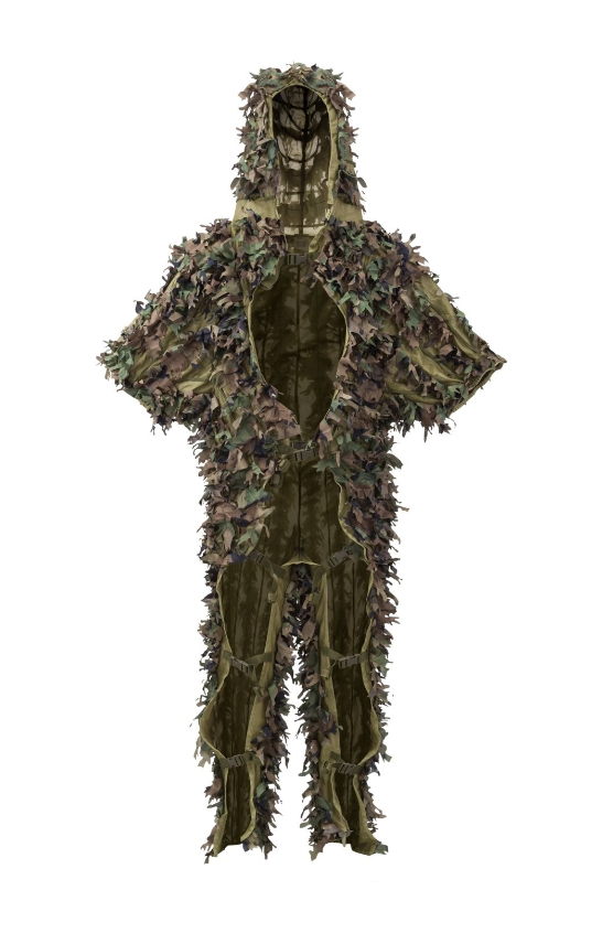 HELIKON MIMETICA CECCHINO GHILLIE SUIT 3D LEAF SET FOGLIE SINTETICHE