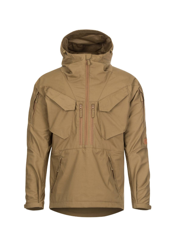 HELIKON GIACCA SOFTSHELL LEGGERA PILGRIM ANORAK JACKET - COYOTE BROWN CB