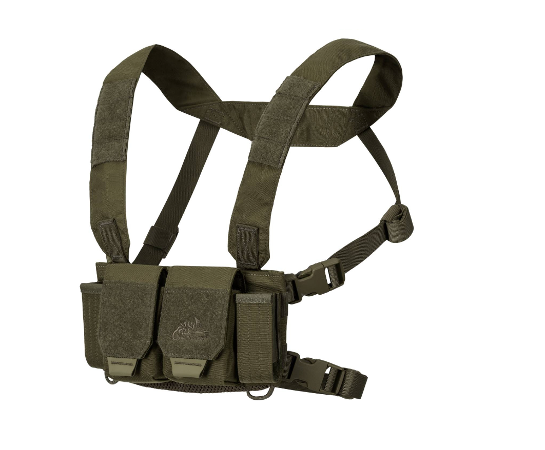 HELIKON TEX Tattico leggero chest rig COMPETITION MULTIGUN RIG - VERDE OLIVE GREEN
