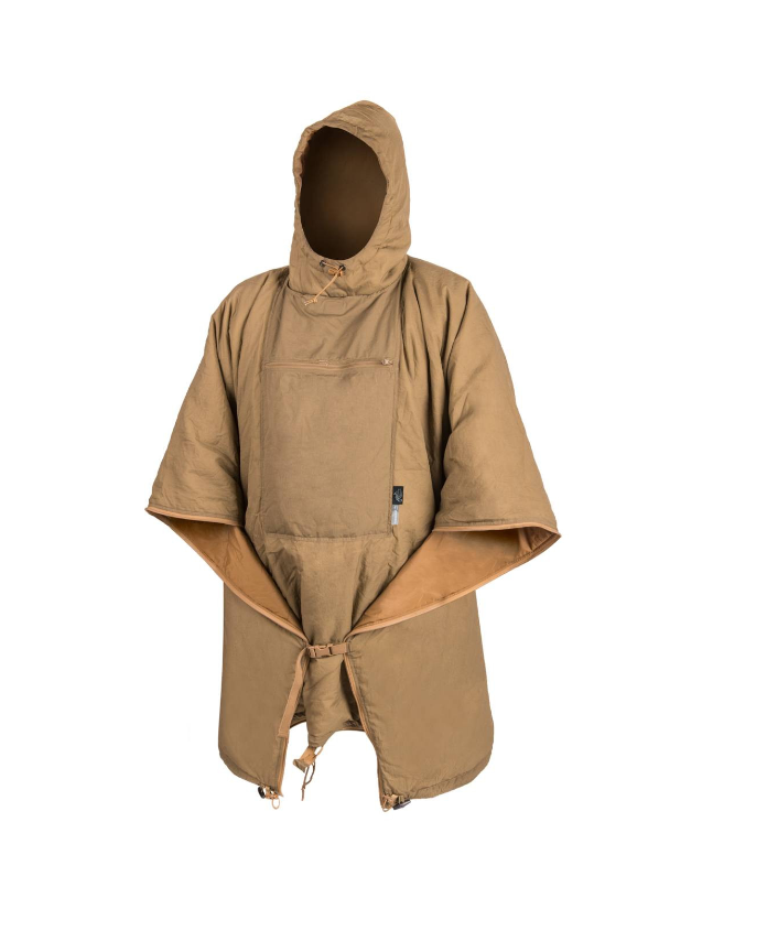 HELIKON GIACCA IMPERMIABILE / SACCO A PELO EMERGENZA SWAGMAN ROLL PONCHO - COYOTE BROWN CB