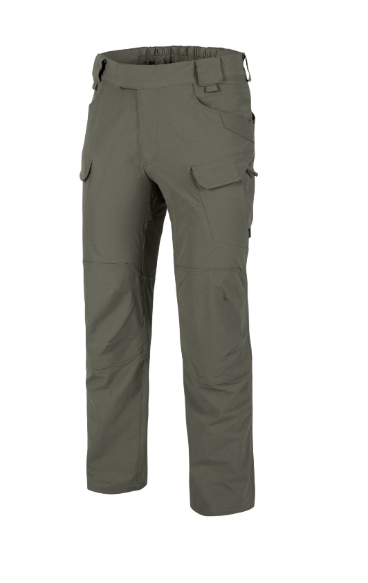 HELIKON PANTALONI TATTICI OTP (OUTDOOR TACTICAL PANTS) VERSASTRETCH LITE - VERDI TAIGA GREEN