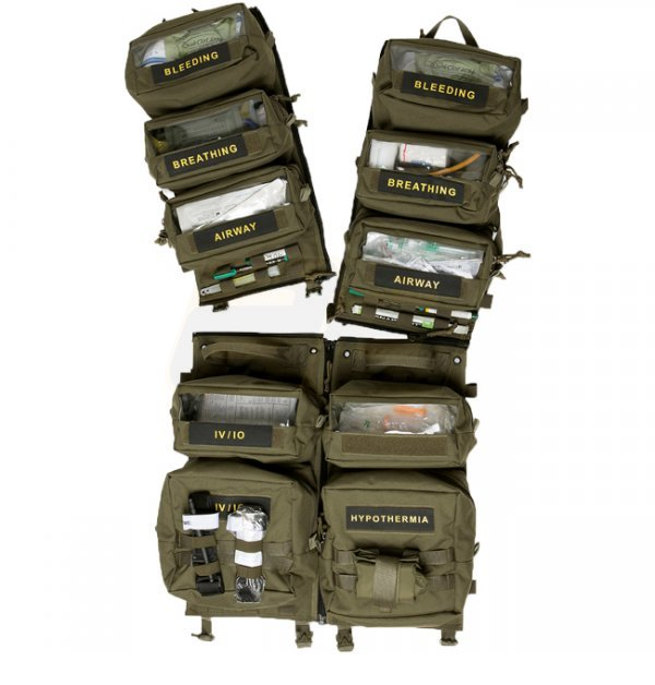 TASMANIAN TIGER ZAINO TATTICO MEDICO MODULARE Medic Transporter - VERDE OD GREEN