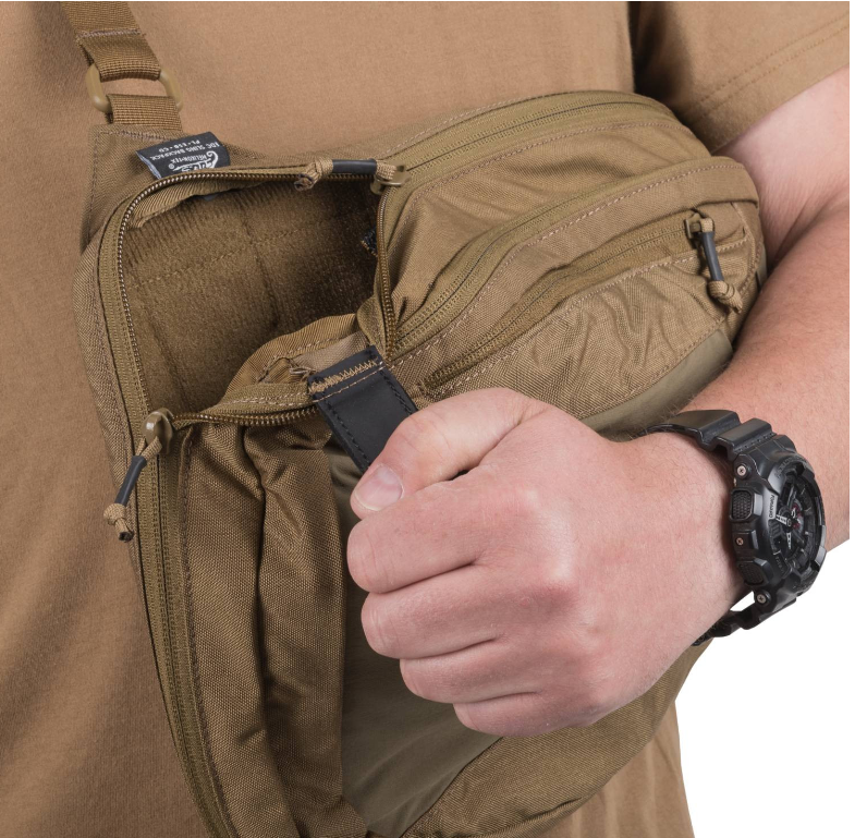HELIKON TEX ZAINO TATTICO MONO SPALLA EDC SLING BACKPACK CORDURA - COYOTE BROWN CB
