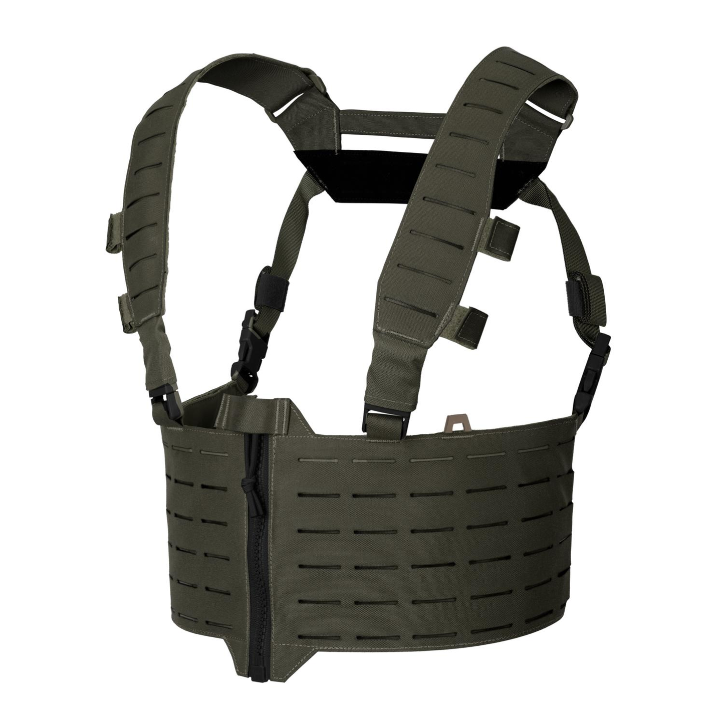 DIRECT ACTION BASE TATTICO VEST SF WARWICK ZIP FRONT CHEST RIG - VERDE RANGER GREEN