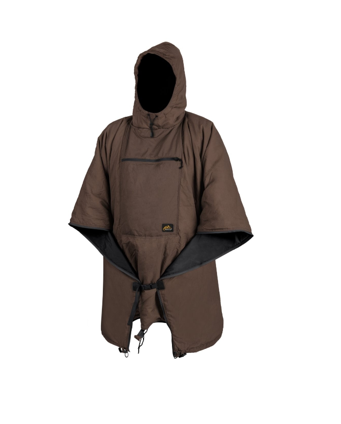 HELIKON GIACCA IMPERMIABILE / SACCO A PELO EMERGENZA SWAGMAN ROLL PONCHO - MARRONE EARTH BROWN
