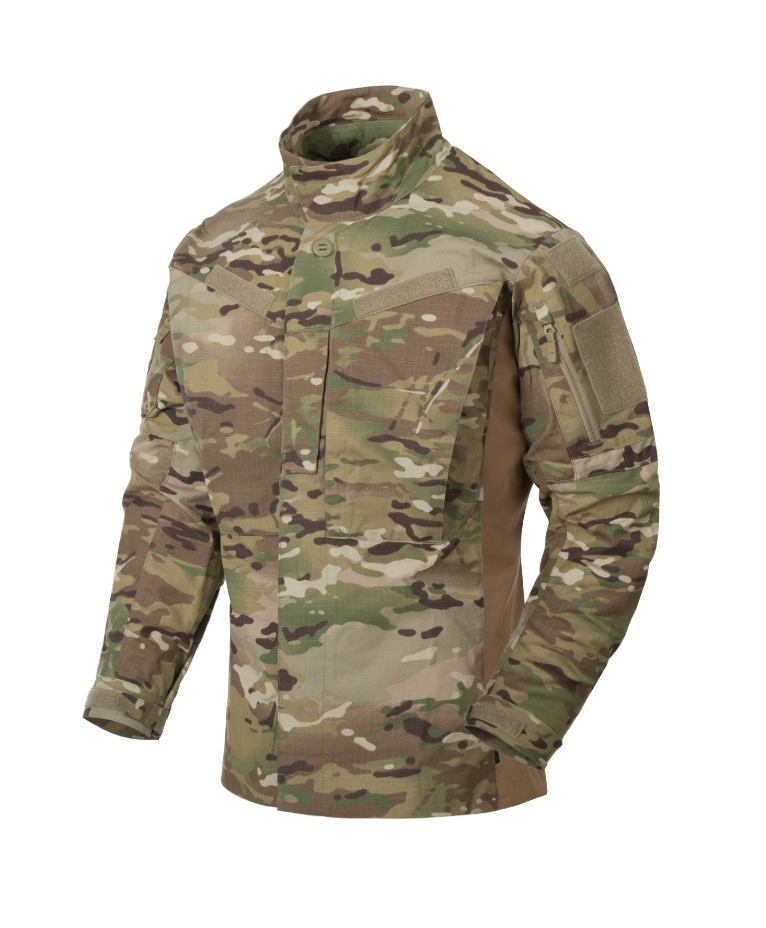 HELIKON CAMICIA MILITARE MODERNA MBDU SHIRT NYCO RIPSTOP - MULTICAM MC CAMO