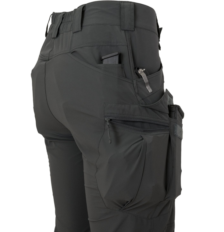 HELIKON PANTALONI TATTICI OTP (OUTDOOR TACTICAL PANTS) VERSASTRETCH LITE - VERDI TAIGA GREEN