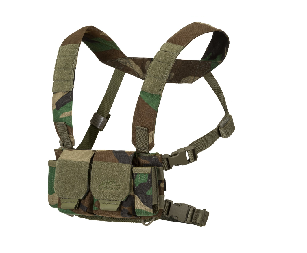 HELIKON TEX Tattico leggero chest rig COMPETITION MULTIGUN RIG - US WOODLAND