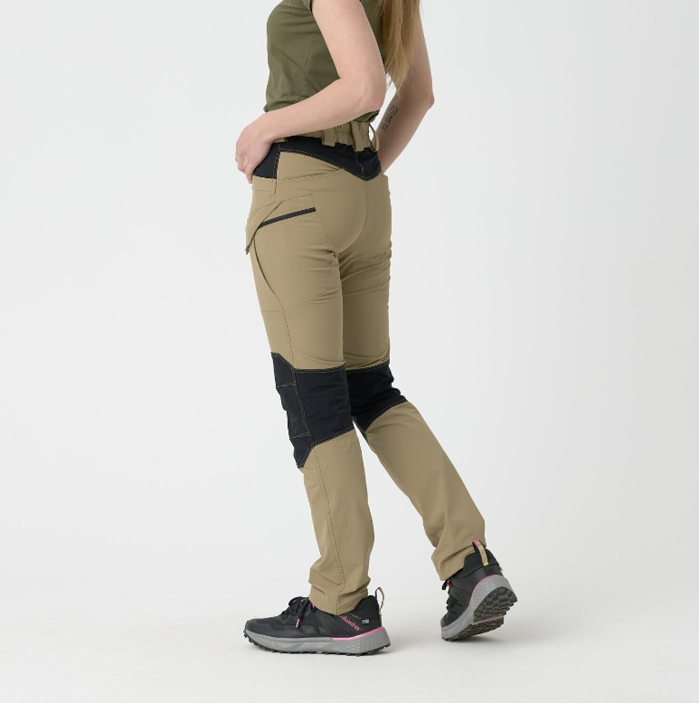 HELIKON TEX PANTALONI DONNA TREKKING OTP (OUTDOOR TACTICAL PANTS)VERSASTRETCH - KHAKI / BLACK