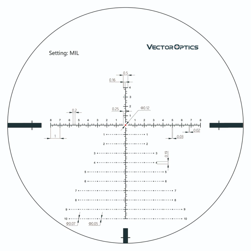 VECTOR OPTICS OTTICA PROFESSIONALE CONTINENTAL X6 5-30x56 Tactical VCT-34FFP NERA