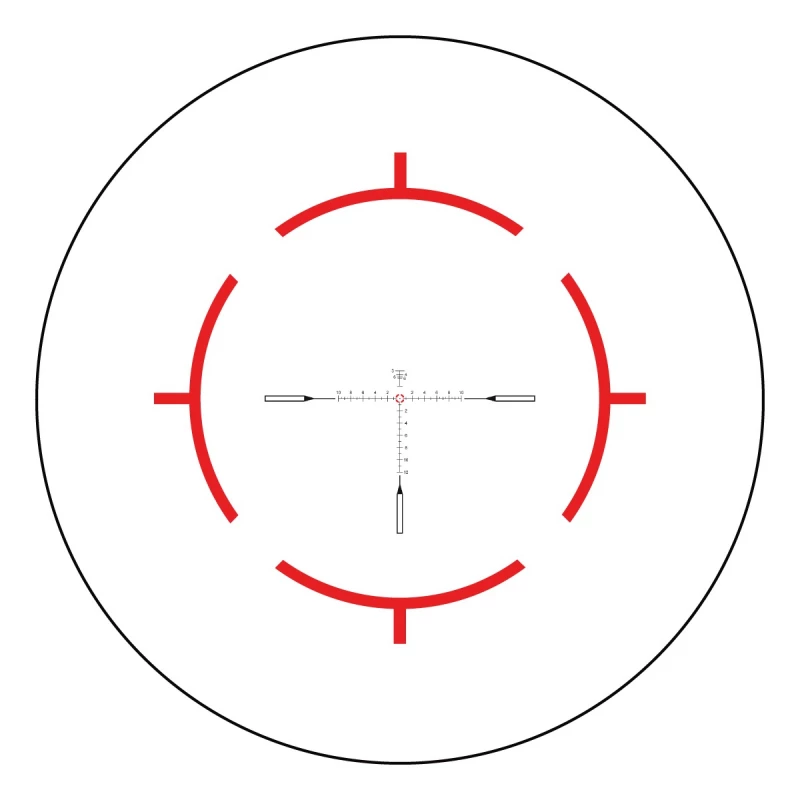 VECTOR OPTICS OTTICA PROFESSIONALE CONTINENTAL X10 1-10x28 ED FFP (LPVO) NERA