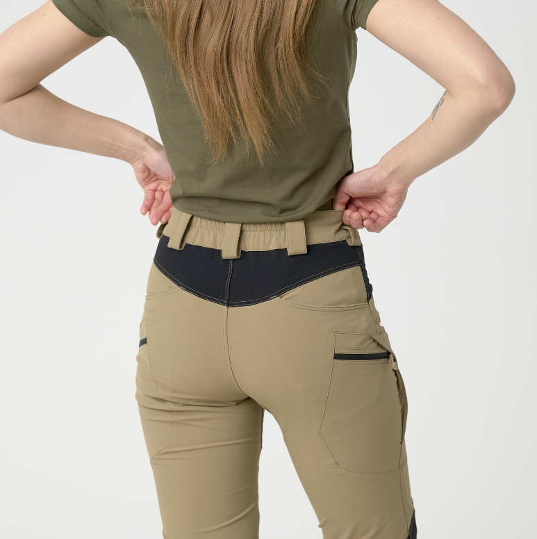 HELIKON TEX PANTALONI DONNA TREKKING OTP (OUTDOOR TACTICAL PANTS)VERSASTRETCH - NERI BLACK