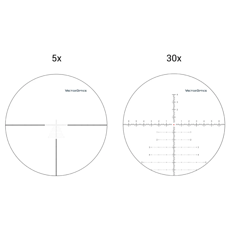 VECTOR OPTICS OTTICA PROFESSIONALE CONTINENTAL X6 5-30x56 Tactical VCT-34FFP NERA