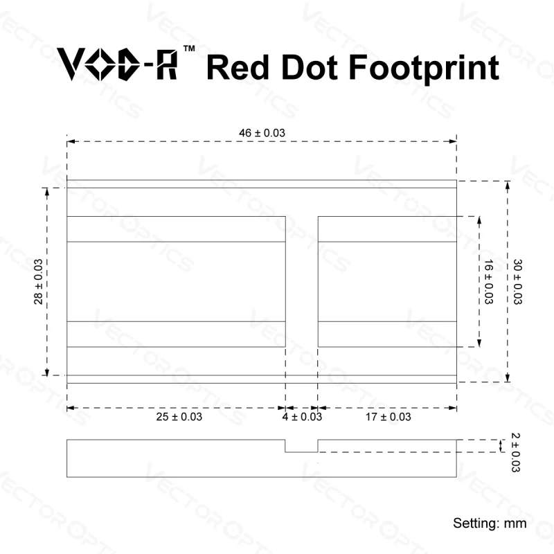 VECTOR OPTICS PUNTO ROSSO RED DOT FRENZY Plus (Enclosed Reflex Sight) NERO