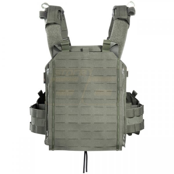 TASMANIAN TIGER TATTICO VEST PLATE CARRIER MILITARE LASER CUT QR LC ZP IRR - Stone Grey Olive