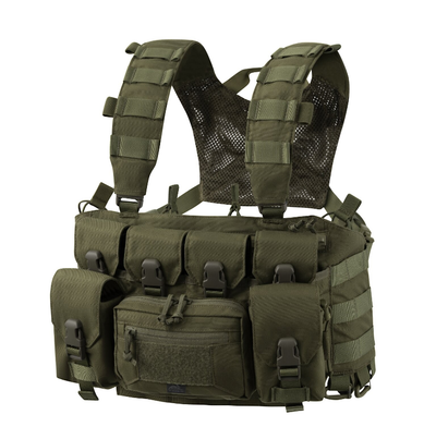 HELIKON TEX Tattico leggero chest rig GUARDIAN REECE AK - VERDE OD GREEN