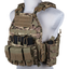 GFC Tattico completo modello QRB fast PLATE CARRIER militare in cordura - MULTICAM CP camo