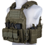 GFC Tattico completo modello QRB fast PLATE CARRIER militare in cordura - VERDE OD