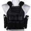 GFC Tattico completo modello QRB fast PLATE CARRIER militare in cordura - NERO