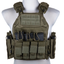 GFC Tattico completo modello QRB fast PLATE CARRIER militare in cordura - VERDE OD