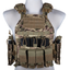 GFC Tattico completo modello QRB fast PLATE CARRIER militare in cordura - MULTICAM CP camo