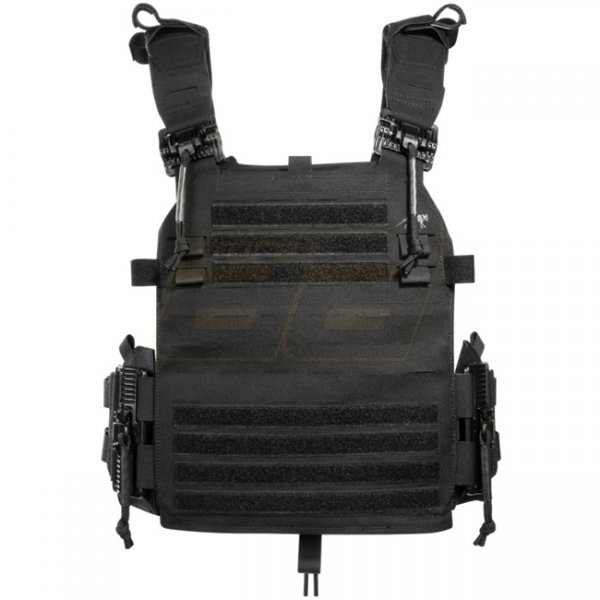 TASMANIAN TIGER TATTICO VEST PLATE CARRIER MILITARE LASER CUT QR LC ZP - NERO BLACK