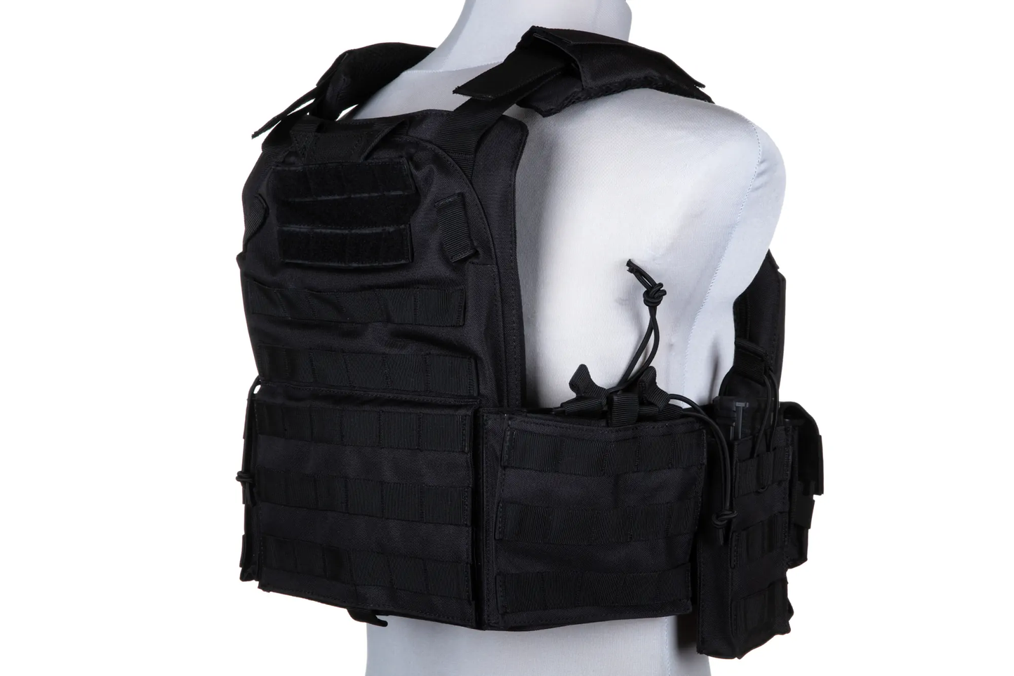 GFC Tattico completo modello QRB fast PLATE CARRIER militare in cordura - NERO