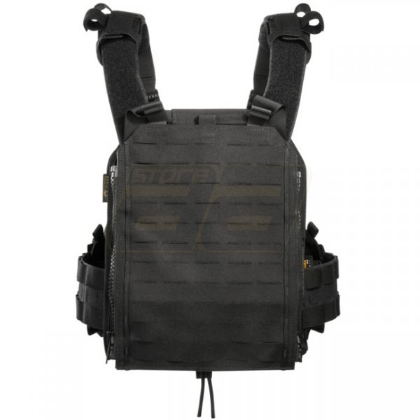 TASMANIAN TIGER TATTICO VEST PLATE CARRIER MILITARE LASER CUT QR LC ZP - NERO BLACK