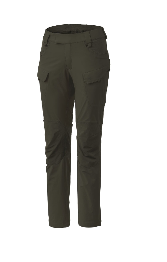 HELIKON TEX PANTALONI DONNA TREKKING OTP (OUTDOOR TACTICAL PANTS)VERSASTRETCH - VERDI TAIGA GREEN