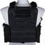 GFC Tattico completo modello QRB fast PLATE CARRIER militare in cordura - NERO