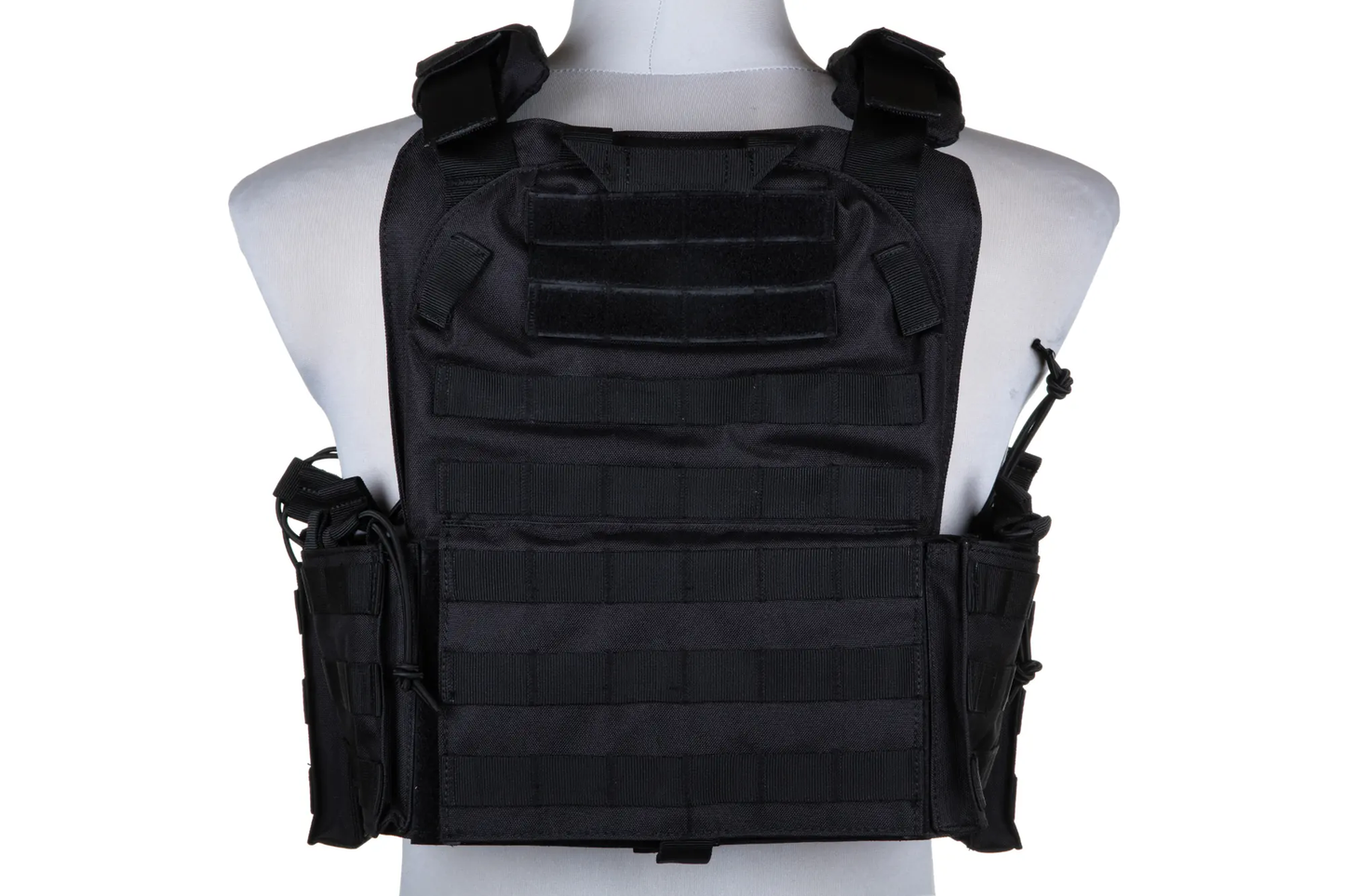 GFC Tattico completo modello QRB fast PLATE CARRIER militare in cordura - NERO