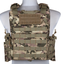 GFC Tattico completo modello QRB fast PLATE CARRIER militare in cordura - MULTICAM CP camo