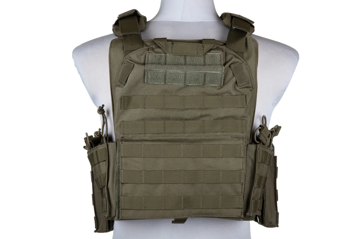 GFC Tattico completo modello QRB fast PLATE CARRIER militare in cordura - VERDE OD