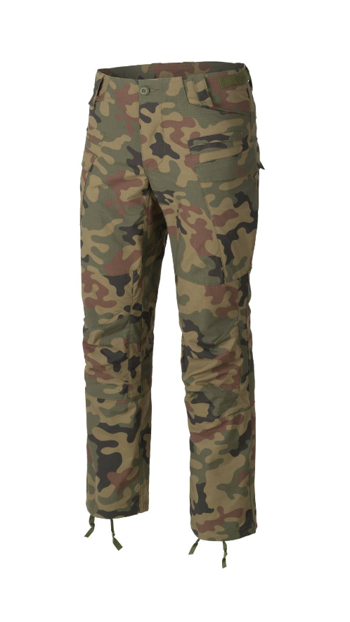 HELIKON PANTALONI MILITARI CLASSICI SFU NEXT PANTS MK2 POLYCOTTON STRETCH RIPSTOP - PL WOODLAND