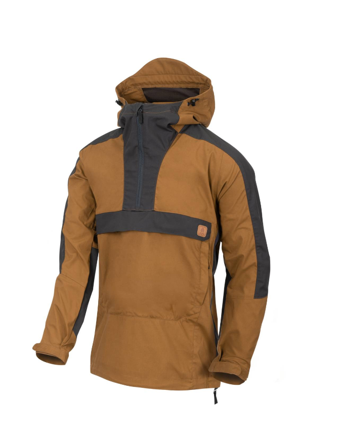 HELIKON GIACCA SOFTSHELL WOODSMAN ANORAK JACKET - COYOTE/ASH GREY