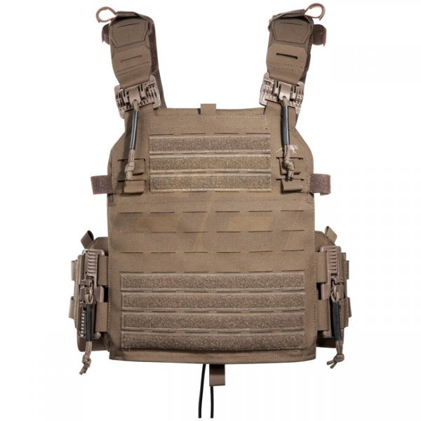 TASMANIAN TIGER TATTICO VEST PLATE CARRIER MILITARE LASER CUT QR LC ZP - COYOTE CB TAN (copia)