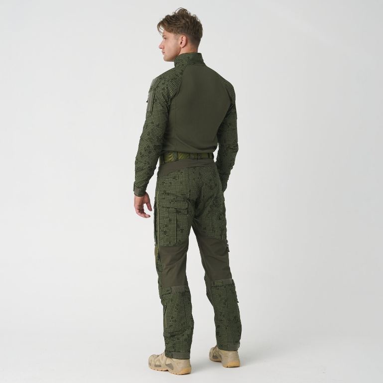 HELIKON PANTALONI COMBAT MODERNI MCDU PANTS - US WOODLAND / OLIVE GREEN