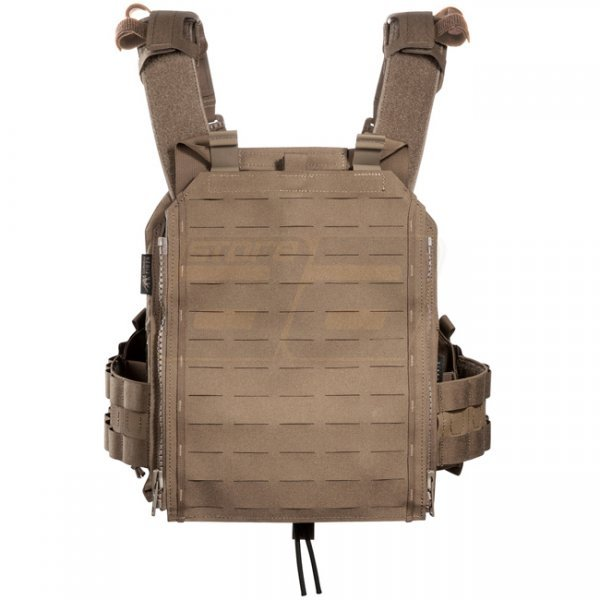 TASMANIAN TIGER TATTICO VEST PLATE CARRIER MILITARE LASER CUT QR LC ZP - COYOTE CB TAN (copia)